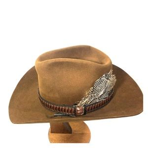 Vintage John B. Stetson 3XXX Beaver Cowboy Size 7